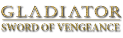Gladiator Sword of Vengeance title screen for Playstation 2